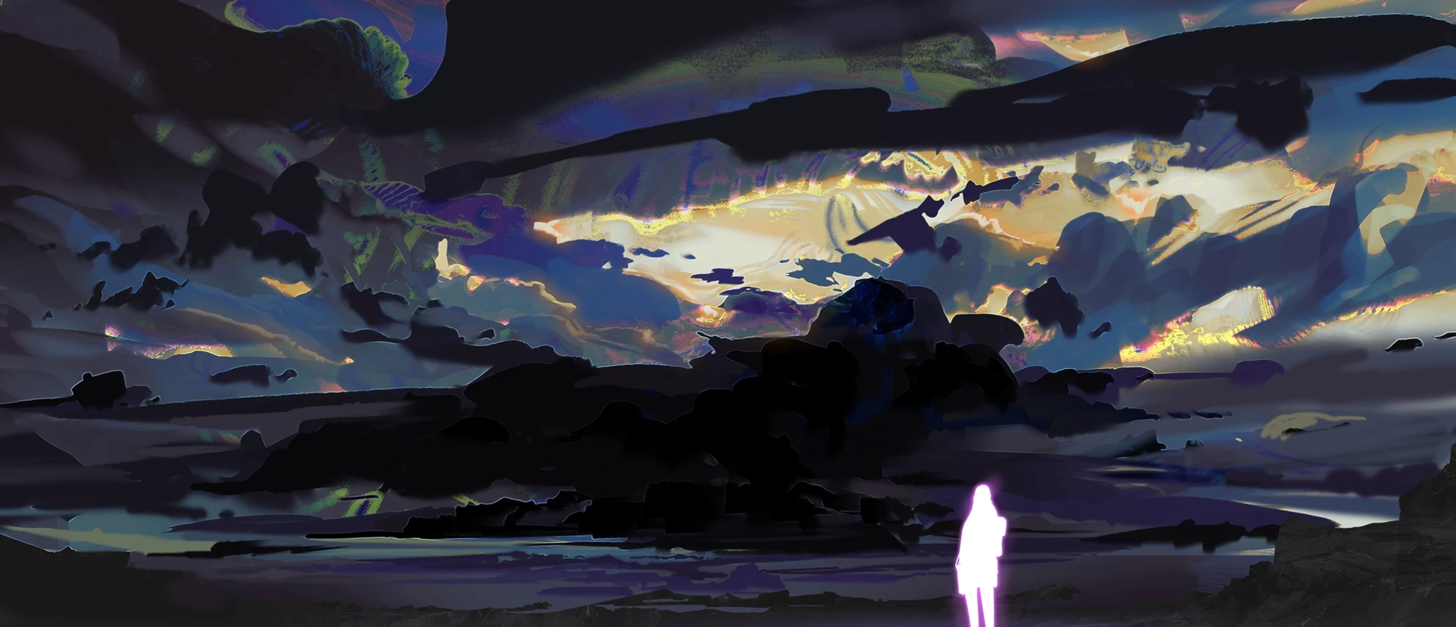 Light and darkness alter the emotional reading of space.
