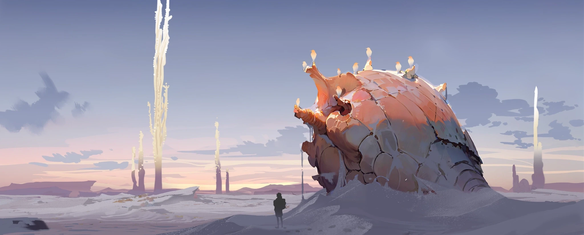A monumental landscape study.