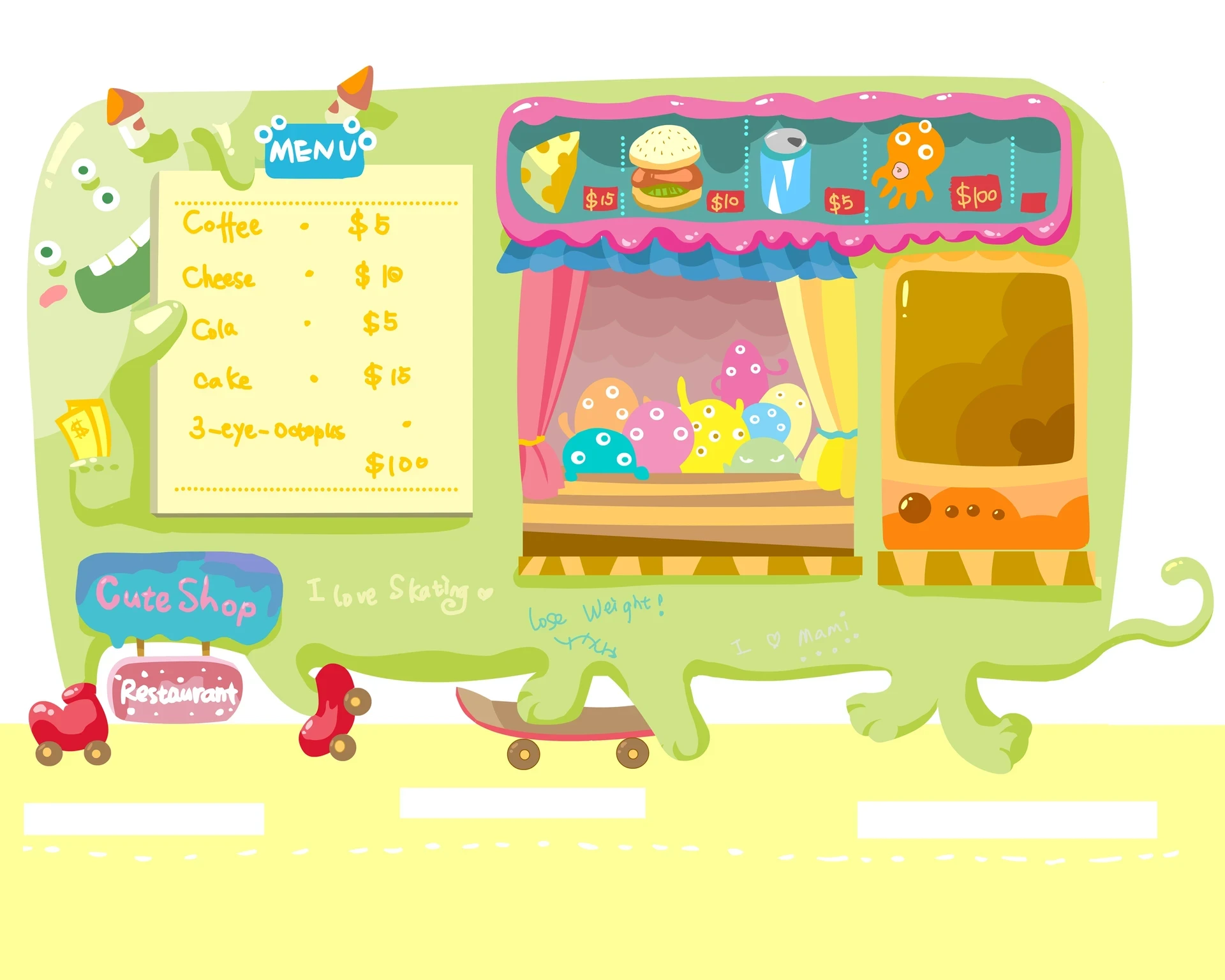 Cute Shop Restaurant