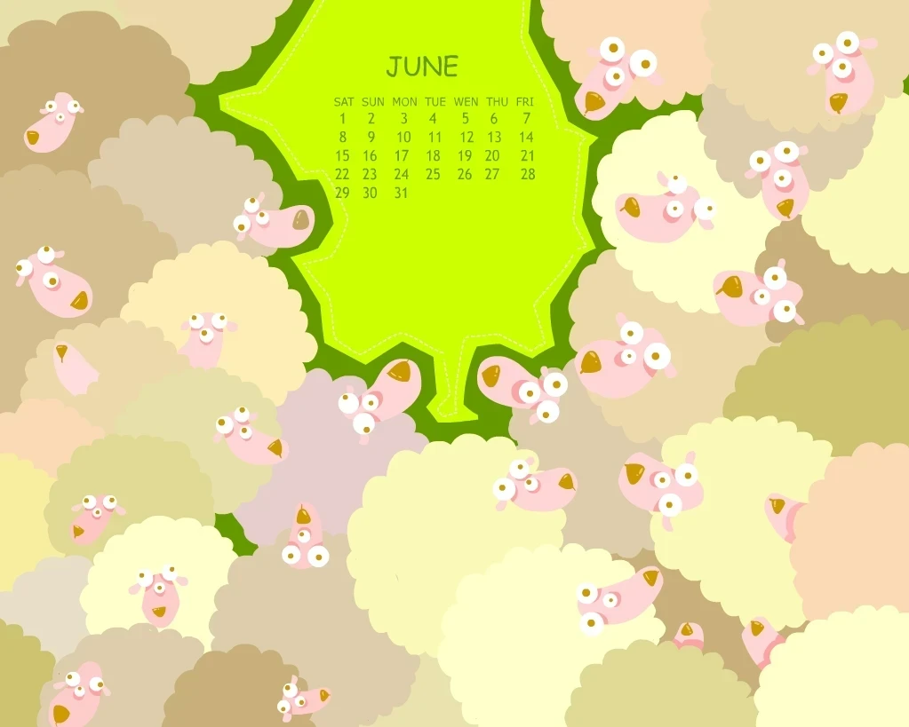 Funny Wallpaper Calendar