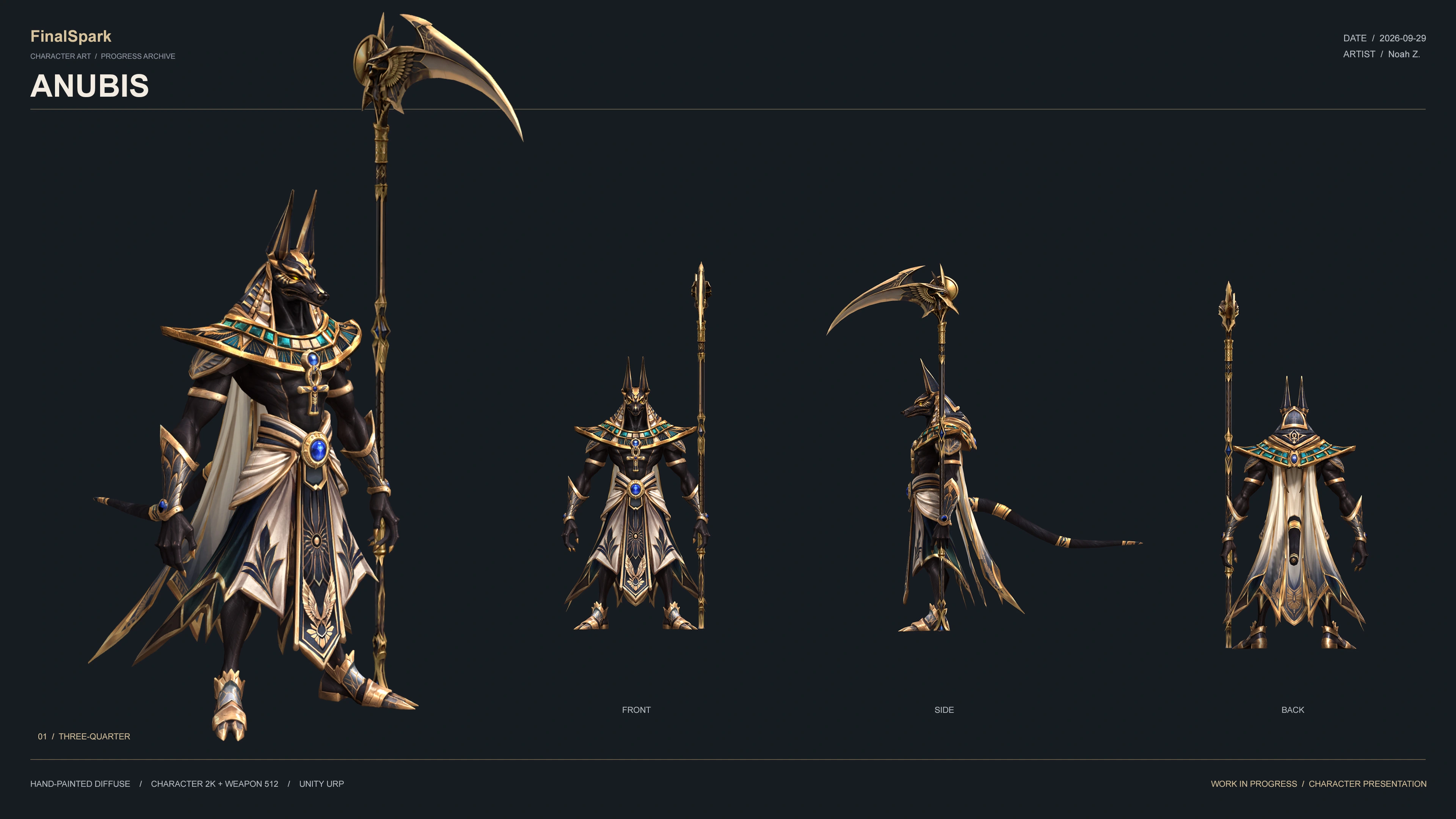 Anubis — recent FinalSpark character presentation