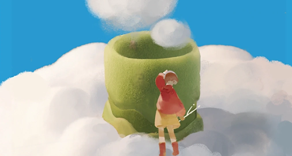 Interaction and scale study within the felt world.